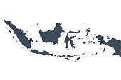 Indonesia country map