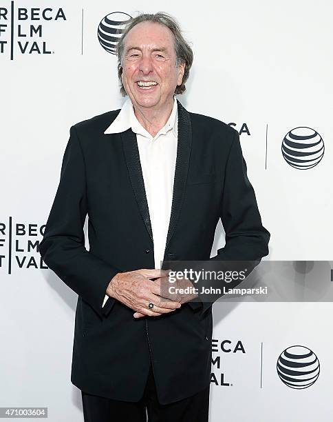 Actor Eric Idle attends Special Screening Narrative: "Monty Python And The Holy Grail" during the 2015 Tribeca Film Festival at Beacon Theatre on...