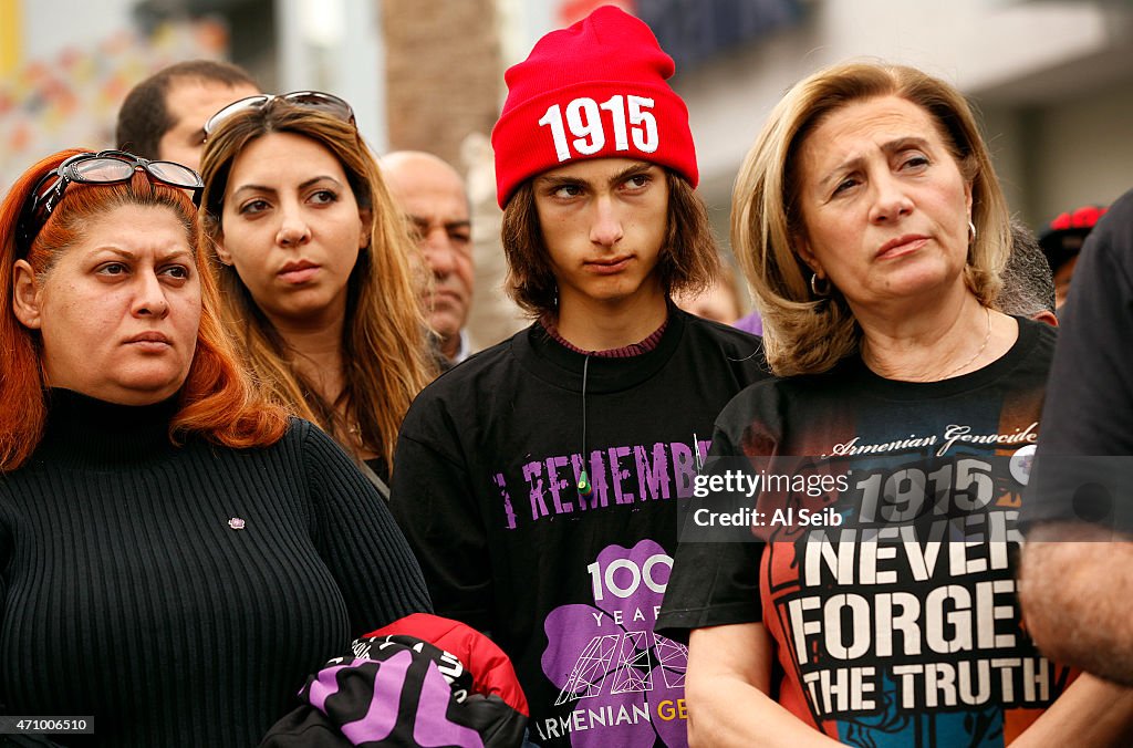Marches Across The Country Mark The 100th Anniversary Of The Armenian Genocide