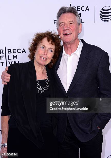 Helen Palin and Michael Palin attend the "Monty Python And The Holy Grail" Special Screening during the 2015 Tribeca Film Festival at Beacon Theatre...