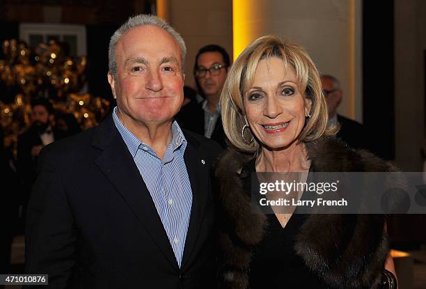 Lorne Michaels and Andrea Mitchell attend Capitol File's WHCD Weekend Welcome Reception with Cecily Strong at The British Embassy on April 24, 2015...