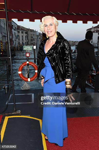 Designer Chiara Boni attends Prince Albert II Of Monaco Foundation Gala Dinner on April 24, 2015 in Venice, Italy.