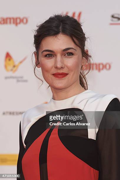 Spanish actress Marta Nieto attends "Aprendiendo a Conducir" premiere during the 18th Malaga Spanish Film Festival at Cervantes Theater on April 24,...