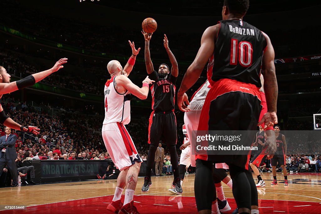 Toronto Raptors v Washington Wizards- Game Three