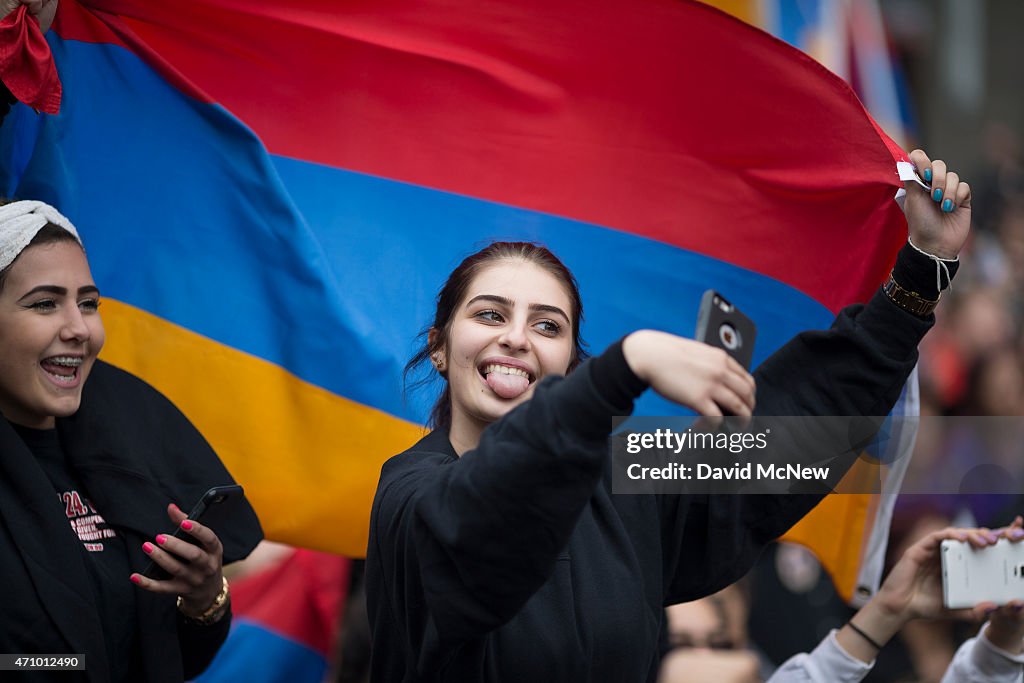 Marches Across The Country Mark The 100th Anniversary Of The Armenian Genocide