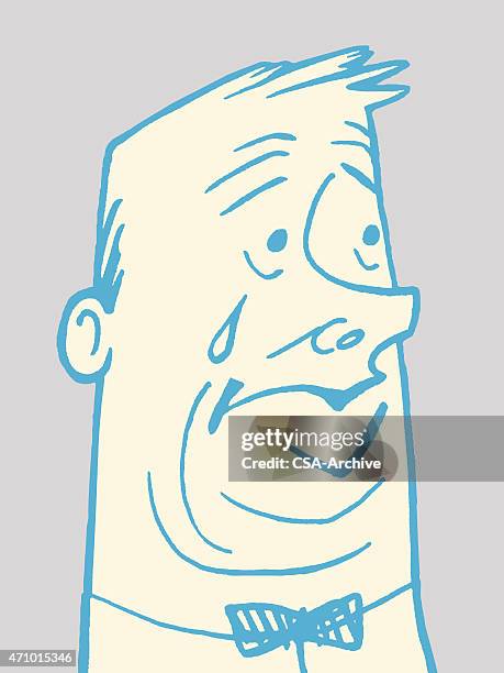 man crying - man crying stock illustrations