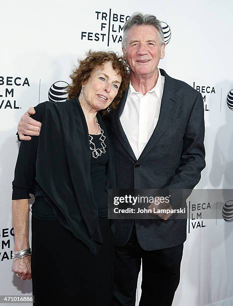 Helen Palin and Michael Palin attend Special Screening Narrative: "Monty Python And The Holy Grail" during the 2015 Tribeca Film Festival at Beacon...
