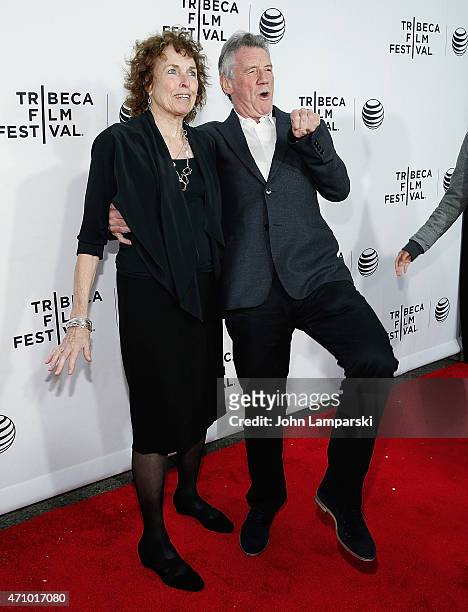 Helen Palin and Michael Palin attend Special Screening Narrative: "Monty Python And The Holy Grail" during the 2015 Tribeca Film Festival at Beacon...