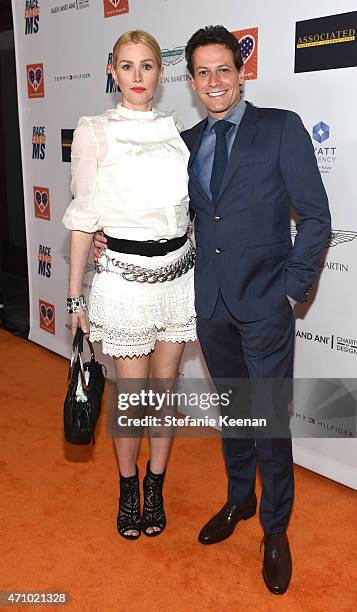 Actors Alice Evans and Ioan Gruffudd attend the 22nd Annual Race To Erase MS Event at the Hyatt Regency Century Plaza on April 24, 2015 in Century...