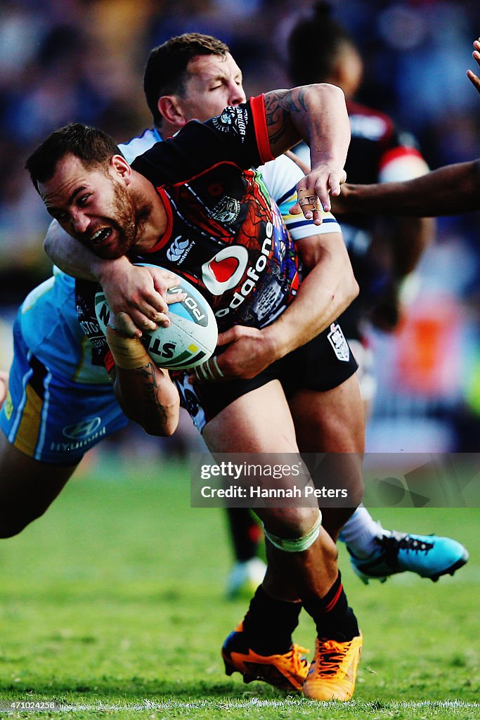 NRL Rd 8 - Warriors v Titans