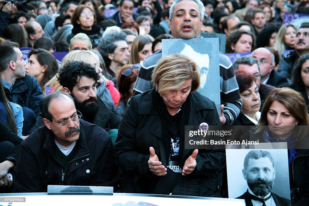 Armenians who lost their lives in 1915, have been remembered...