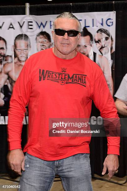 Scott Hall attends the C2E2 Chicago Comic and Entertainment Expo at McCormick Place on April 24, 2015 in Chicago, Illinois.