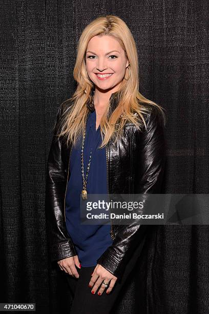 Clare Kramer attends the C2E2 Chicago Comic and Entertainment Expo at McCormick Place on April 24, 2015 in Chicago, Illinois.