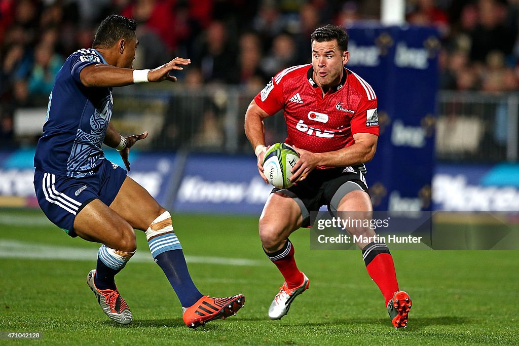 Super Rugby Rd 11 - Crusaders v Blues