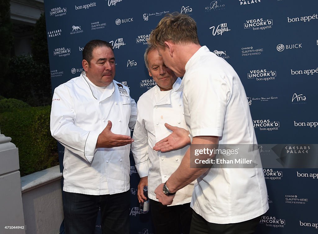 Celebrity Chefs Light Up The Strip At Vegas Uncork'd By Bon Appetit's Grand Tasting At Caesars Palace