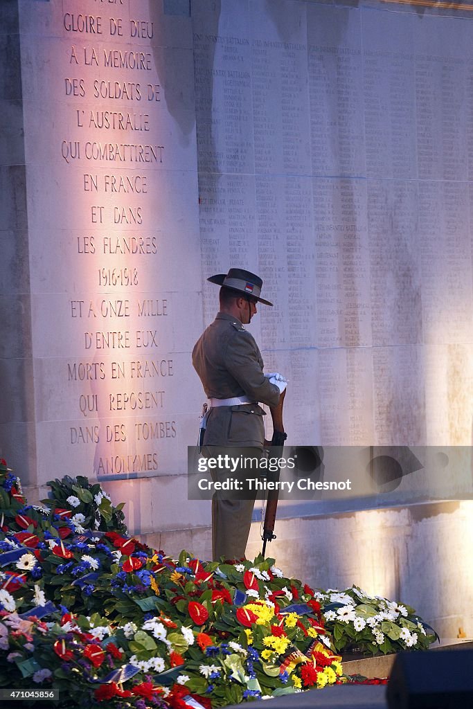 Anzac Day Commemorations At Villers-Bretonneux