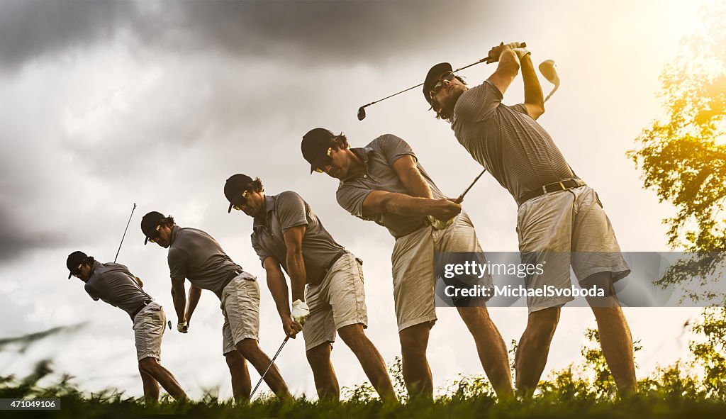 Golf Swing Image Sequence