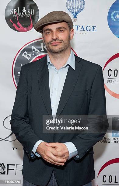 Pascal Tessaud arrives at COLCOA, French Film Festival Barnes After Party at Heritage Fine Wines on April 24, 2015 in Beverly Hills, California.