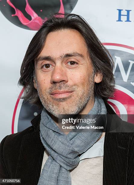 Actor/director/writer Emmanuel Mouret arrives at COLCOA, French Film Festival Barnes After Party at Heritage Fine Wines on April 24, 2015 in Beverly...