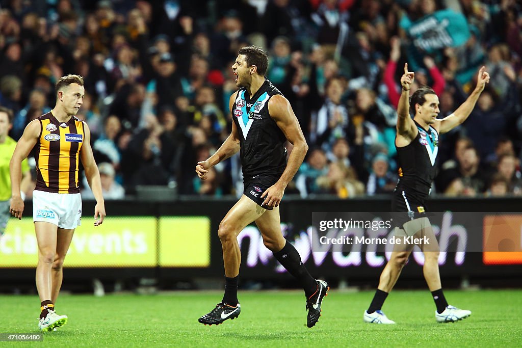 AFL Rd 4 - Port Adelaide v Hawthorn