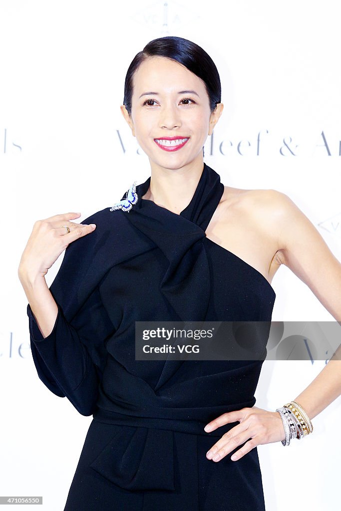 Karen Mok Promotes Van Cleef & Arpels In Taipei