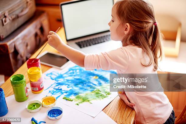 Child Using Computer Art Kids Computer Art Photos and Premium High Res Pictures - Getty Images