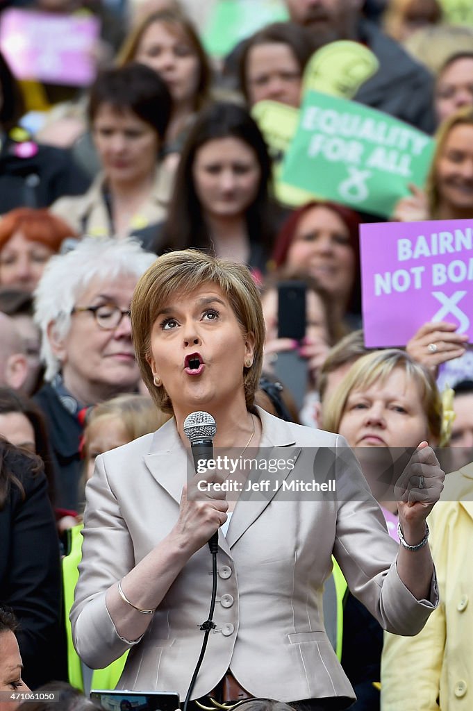 Nicola Sturgeon Launches The SNP's Women's Pledge