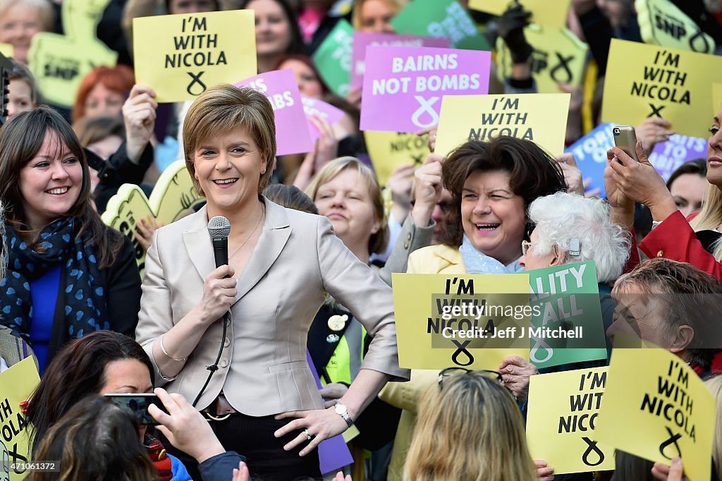 Nicola Sturgeon Launches The SNP's Women's Pledge