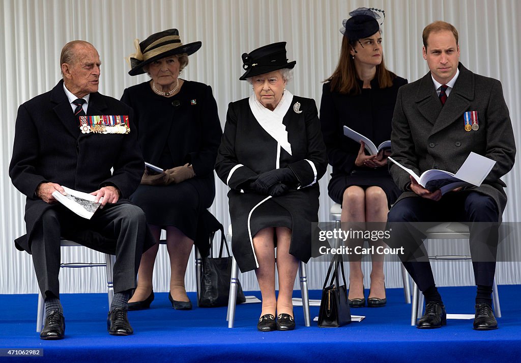 British Royal Family And Government Mark The Gallipoli Centenary At The Cenotaph