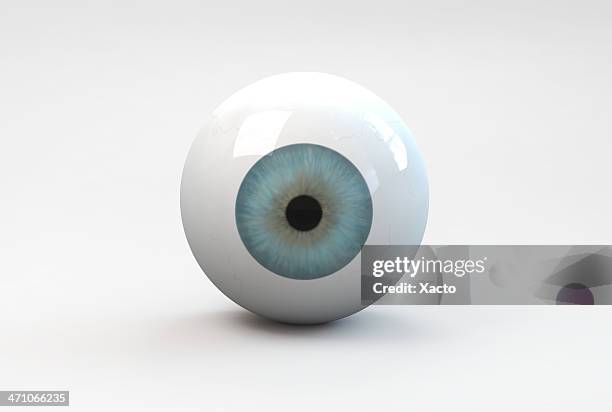 sfera di occhio - bulbo oculare foto e immagini stock