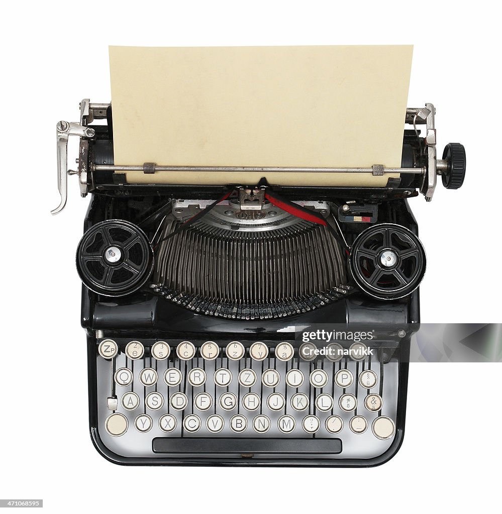 Old Vintage Typewriter