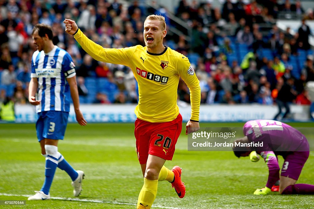 Brighton & Hove Albion v Watford - Sky Bet Championship