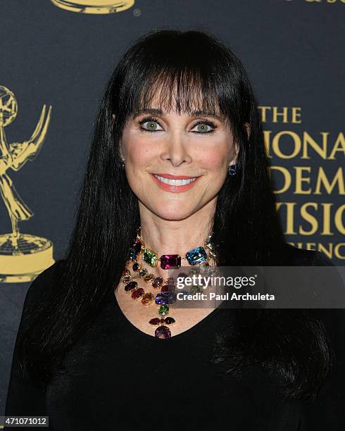 Actress Connie Sellecca attends the 42nd Annual Daytime Creative Arts Emmy Awards at The Universal Hilton Hotel on April 24, 2015 in Universal City,...