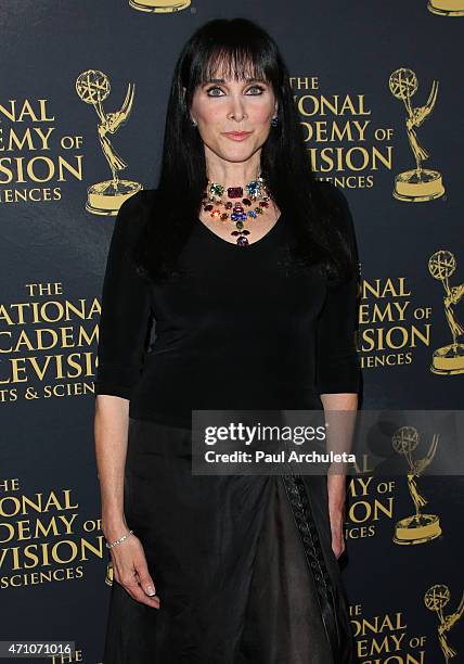 Actress Connie Sellecca attends the 42nd Annual Daytime Creative Arts Emmy Awards at The Universal Hilton Hotel on April 24, 2015 in Universal City,...