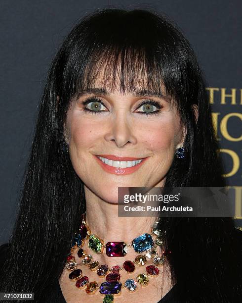 Actress Connie Sellecca attends the 42nd Annual Daytime Creative Arts Emmy Awards at The Universal Hilton Hotel on April 24, 2015 in Universal City,...