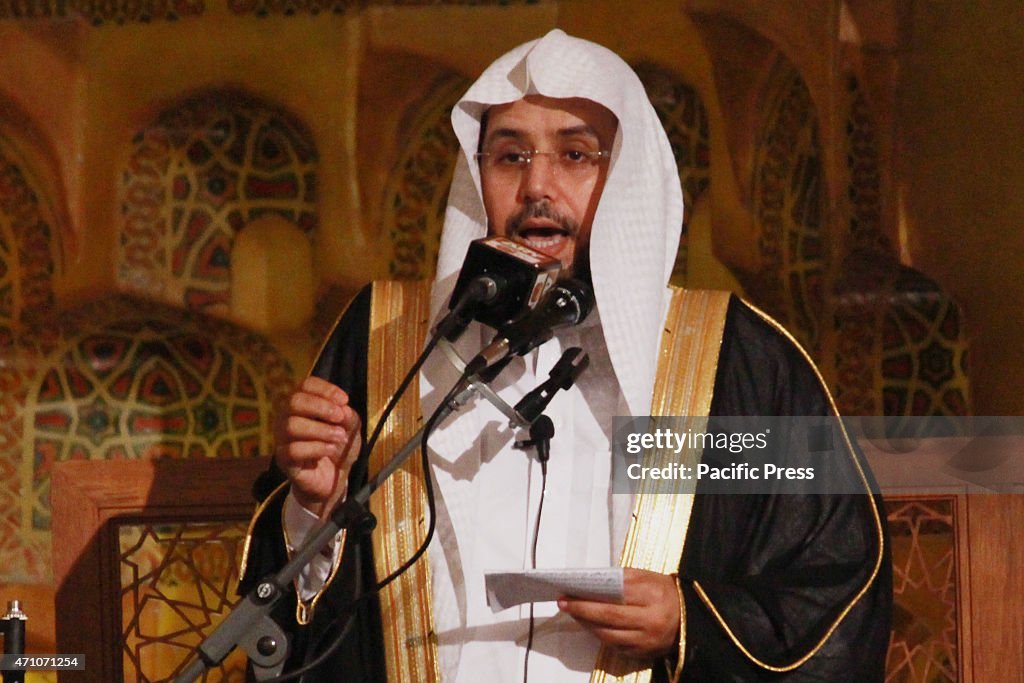 Saudi Arabian Imam-e-Kaaba  Sheikh Khalid al Ghamdi offers...