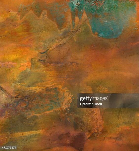 distressed metal surface - copper stock pictures, royalty-free photos & images