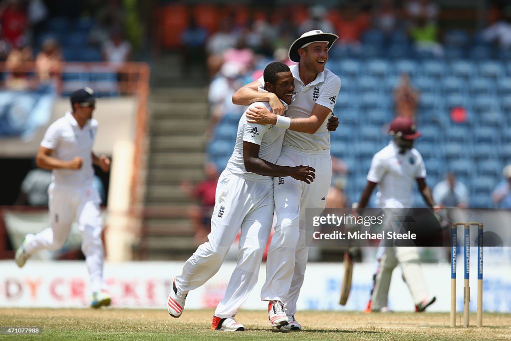 West Indies v England - 2nd Test: Day Five