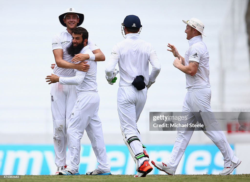 West Indies v England - 2nd Test: Day Five