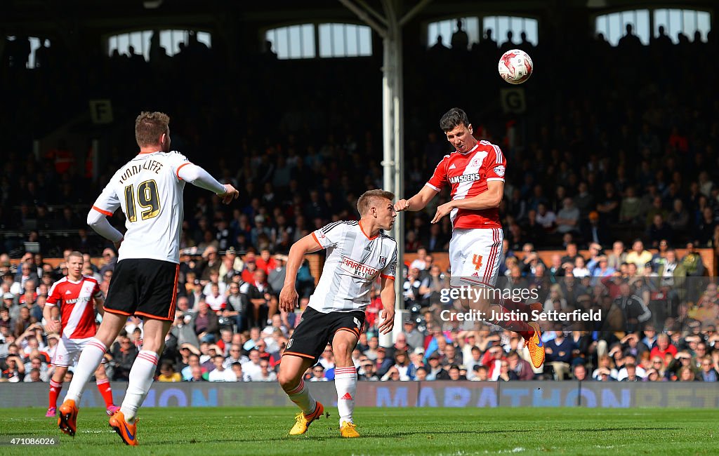 Fulham v Middlesbrough - Sky Bet Championship