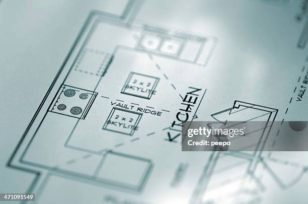 Blueprints Kitchen Sticker 616 Kitchen Blueprints Stock Photos, High-Res Pictures, and Images ...
