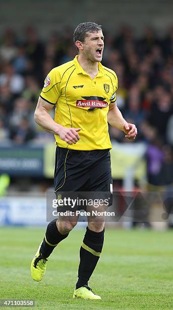 John Mousinho of Burton Albion in action during the Sky Bet League Two match between Burton Albion and Northampton Town at Pirelli Stadium on April...