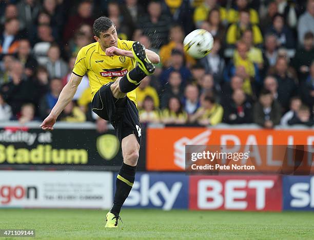 John Mousinho of Burton Albion in action during the Sky Bet League Two match between Burton Albion and Northampton Town at Pirelli Stadium on April...