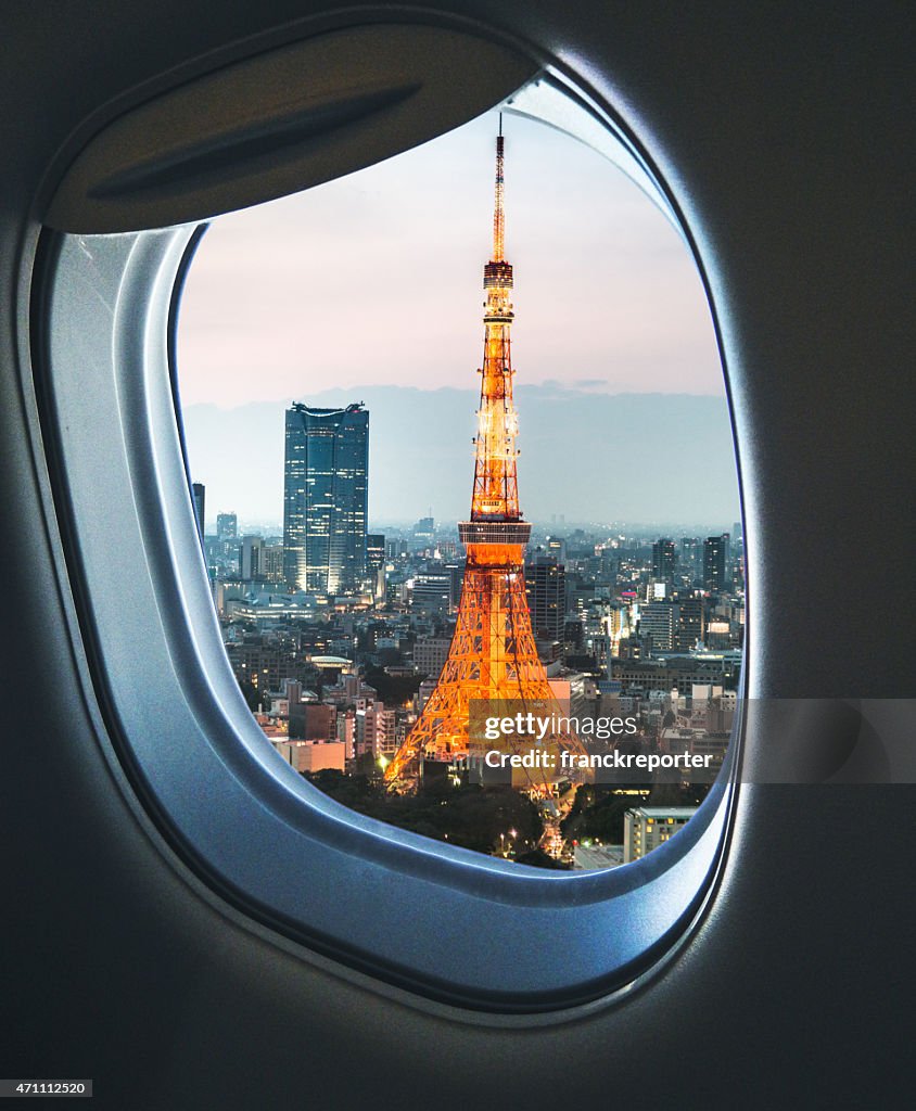 Skyline von Tokio und den Tokyo Tower