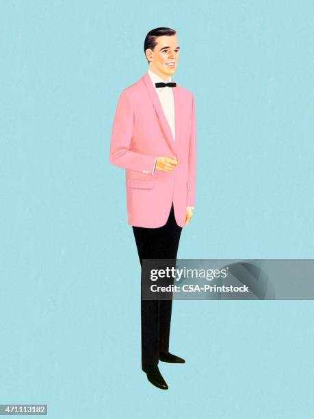stylish man - bachelor stock illustrations