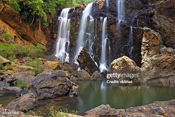 satoddi waterfall - waterfall stock pictures, royalty-free photos & images