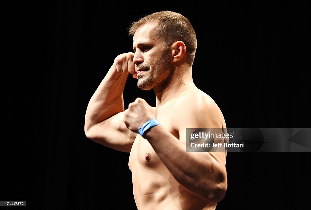 UFC 186 Weigh-in