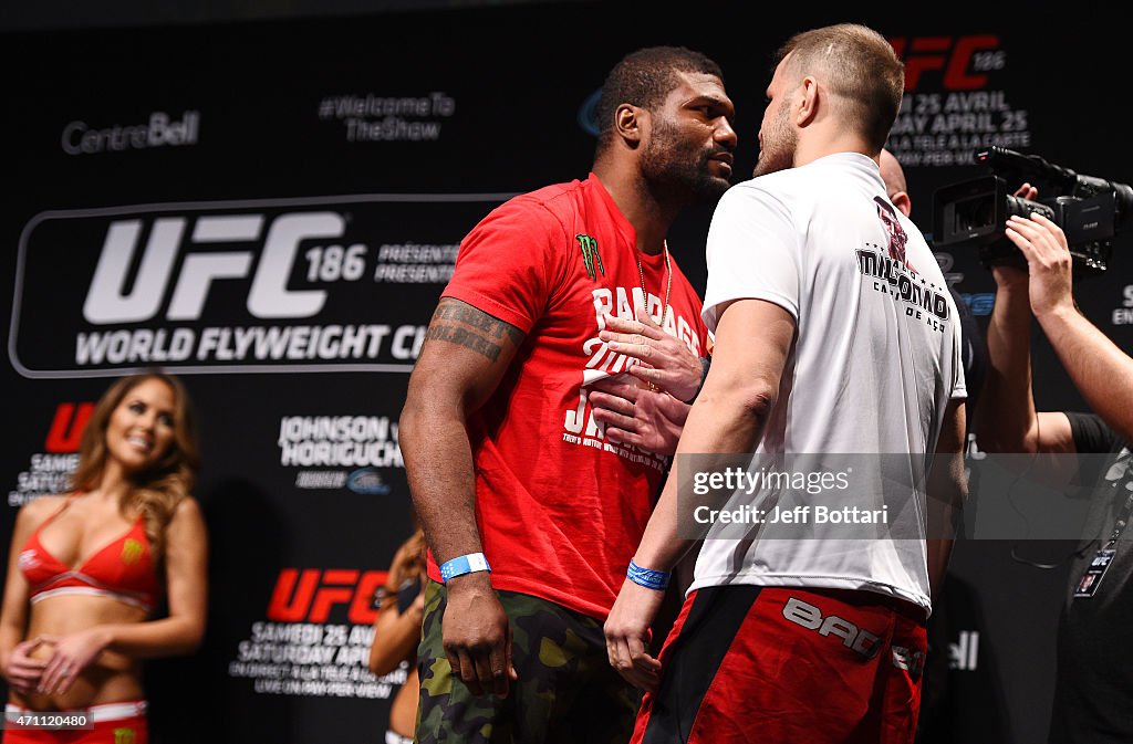 UFC 186 Weigh-in