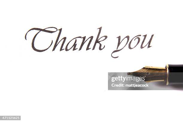 225 Thank You Pens Stock Photos, High-Res Pictures, and Images - Getty ...