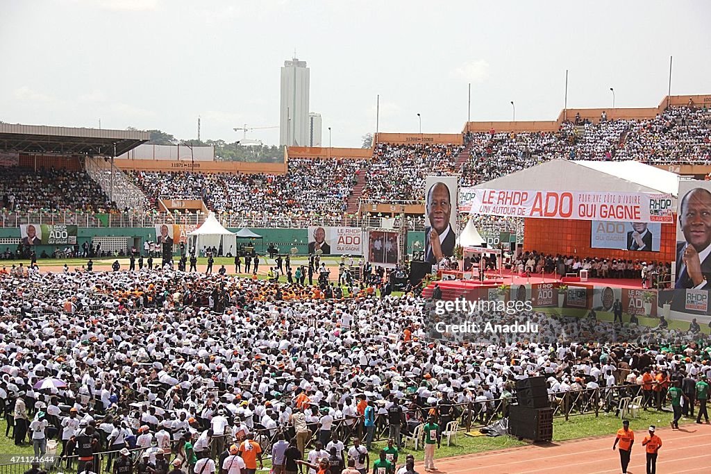 President of the Ivory Coast Alassane Ouattara